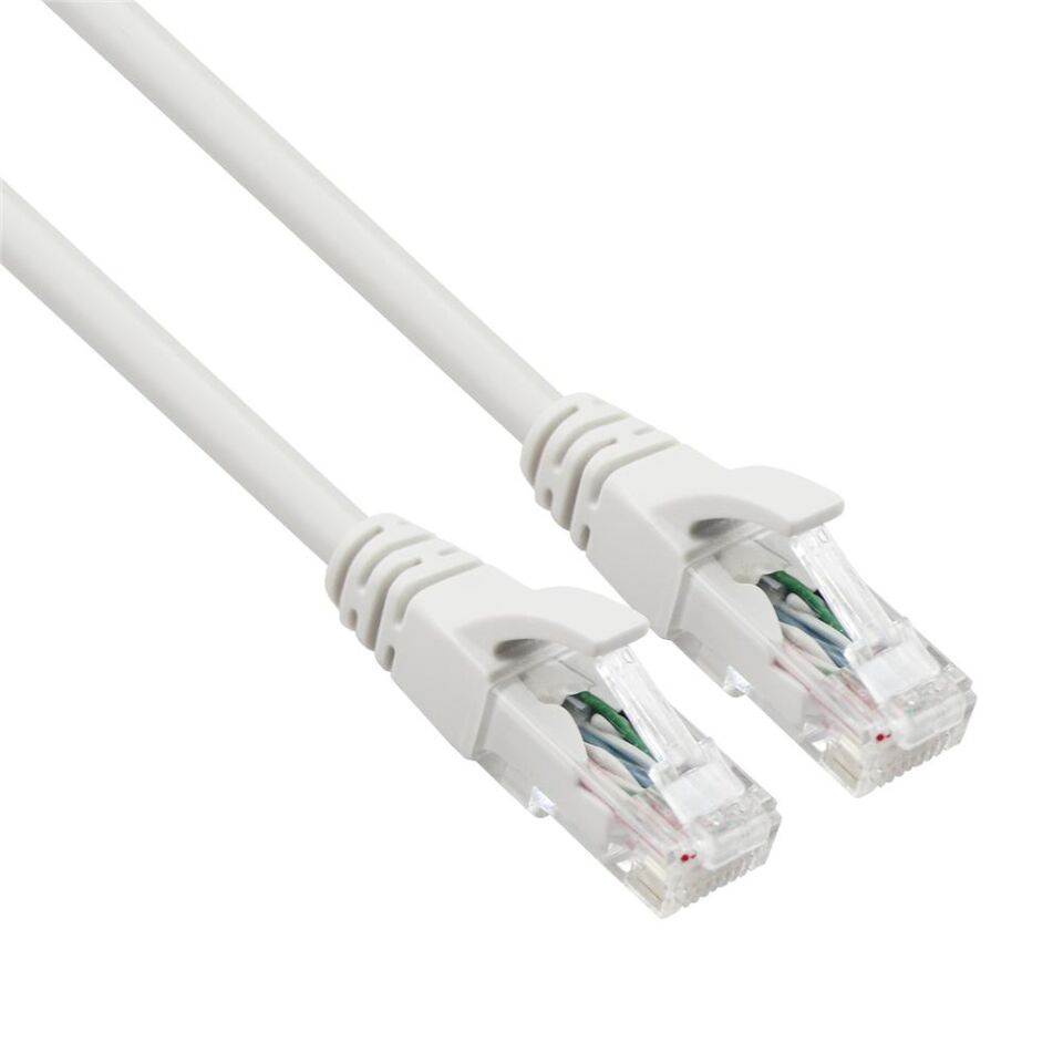 Vcom NP612B-5.0 Cat6 5.0MT Gri Utp Patch Kablo