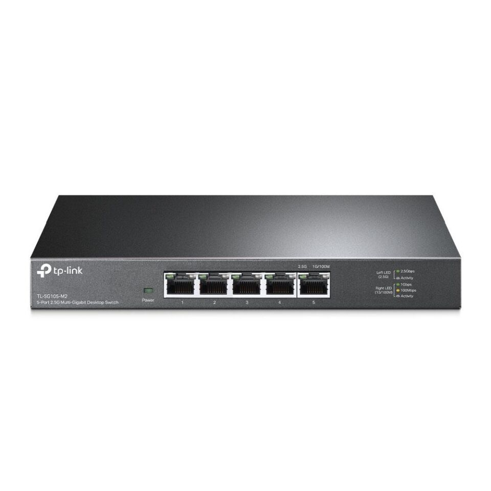 Tp-Link TL-SG105-M2 5 Port 2.5G Multi Gigabit Masaüstü Switch