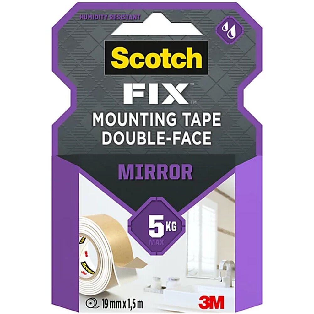 Scotch Ayna Montaj Bandı 19mm X 1,5m(4496w-1915p)
