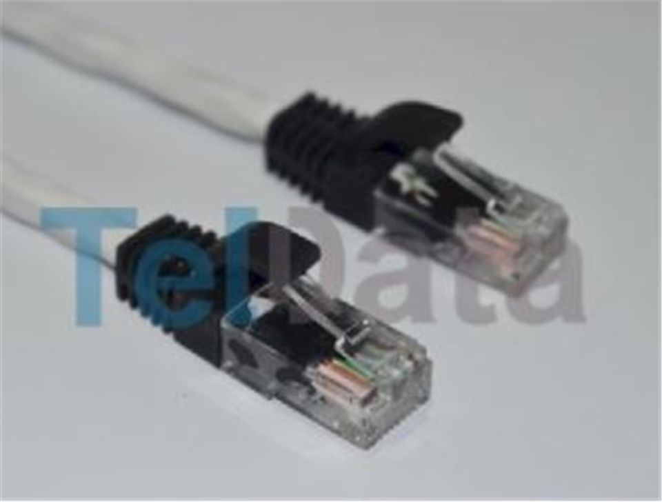 Teldata TLD-100W Cat6 1MT Beyaz Utp Patch Kablo