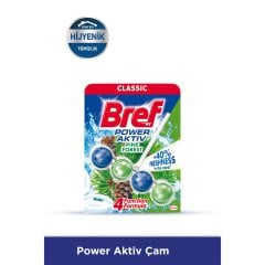 Bref Power Aktiv Katı Tuvalet Bloğu Çam Tekli