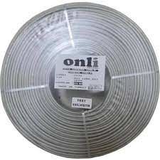 Onli 2+1 1x0,22 mini Coax 2x0,22mm 250 metre CCA Kamera Kablosu