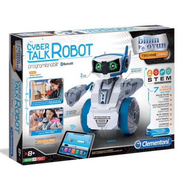 Clementoni Robotik Laboratuvarı Cyber Talk Robot Programlanabilir 64447
