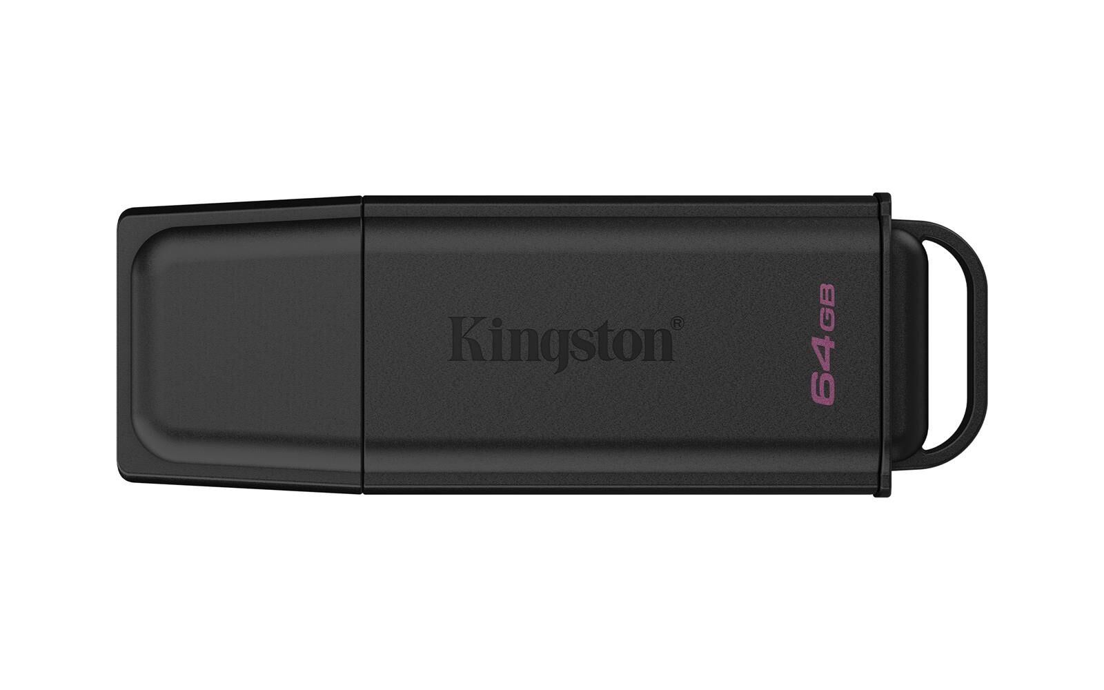 Kingston DTXG2-64GB 64GB Portable USB 3.2 Gen 1 DataTraveler Exodia Black Flash Bellek