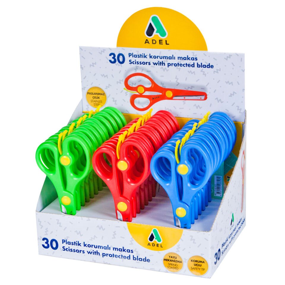 Adel Okul Makası Korumalı Yaylı 30 Lu 4012 145821