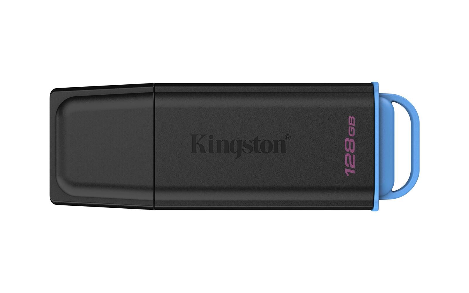 Kingston DTXG2-128GB 128GB Portable USB 3.2 Gen 1 DataTraveler Exodia Black-Blue Flash Bellek