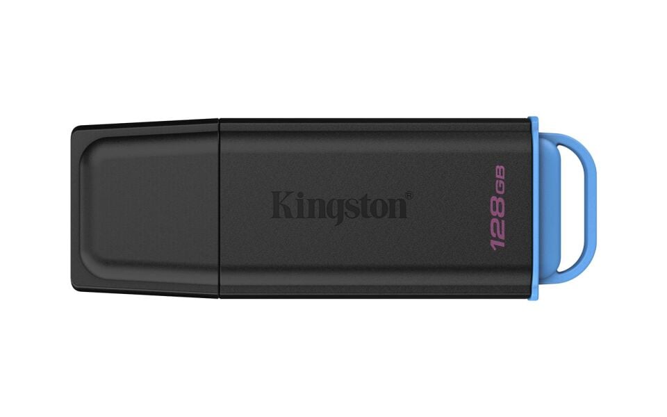 Kingston DTXG2-128GB 128GB Portable USB 3.2 Gen 1 DataTraveler Exodia Black-Blue Flash Bellek