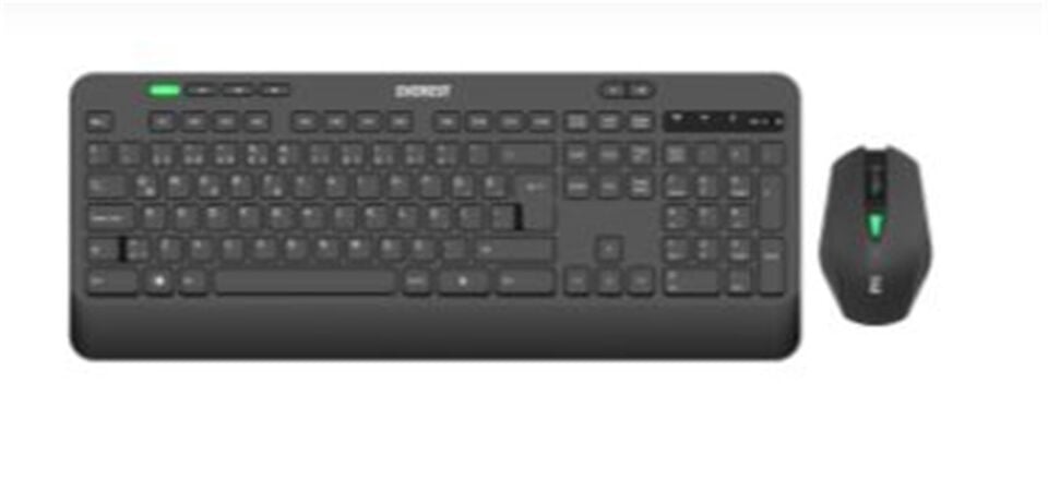 Everest KM-2620 Siyah Usb Sessiz Switch İnce Kablosuz Q Multimedia Klavye + Mouse Set