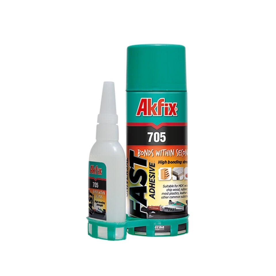 Akfix 705 Mdf Kit Hızlı Yapıştırıcı 200Ml + 50Gr