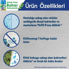 Lysol Dezenfektan Sprey Bahar Ferahlığı Yüzeyler İçin 400 ml