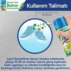 Lysol Dezenfektan Sprey Bahar Ferahlığı Yüzeyler İçin 400 ml