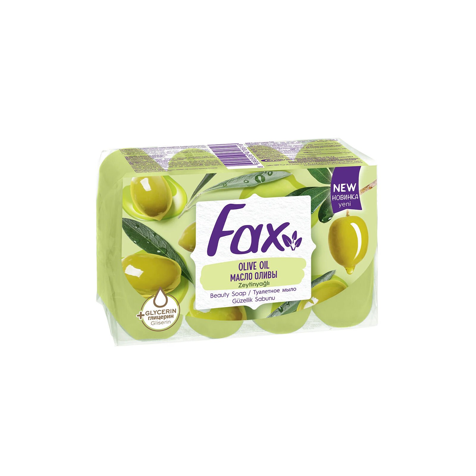 Fax Zeytinyağlı Güzellik Sabunu 4'lü 70 Gr
