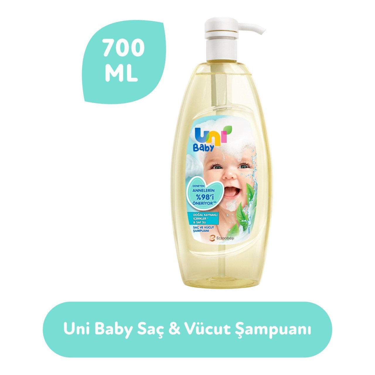 Uni Baby Saç ve Vücut Şampuanı 700 ml