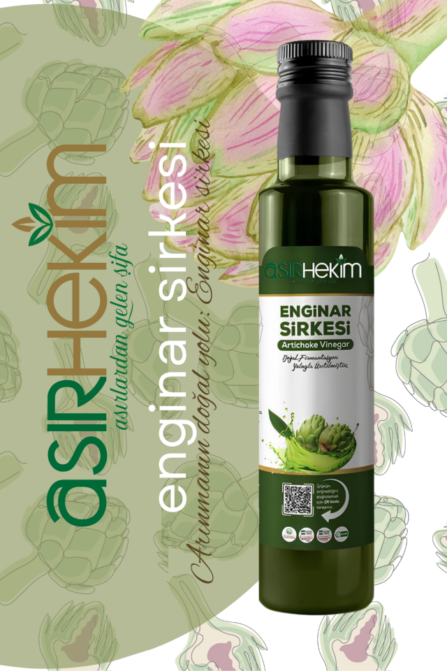 Asır Hekim Doğal Enginar Sirkesi 500 ml