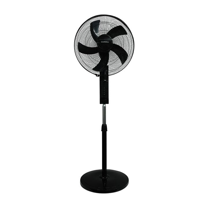 Luxell LXF-518 S Siyah Vantilatör 18'' ( 5 Pervane 150cm Yükseklik 3 Kademe Hız 18''42cm Çap)