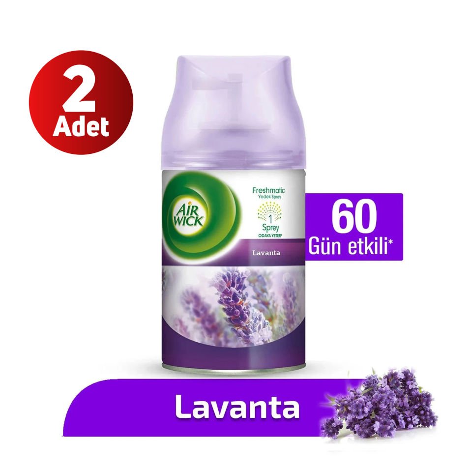 Airwick 2x250 ml Lavanta Freshmatic Yedek Oda Kokusu