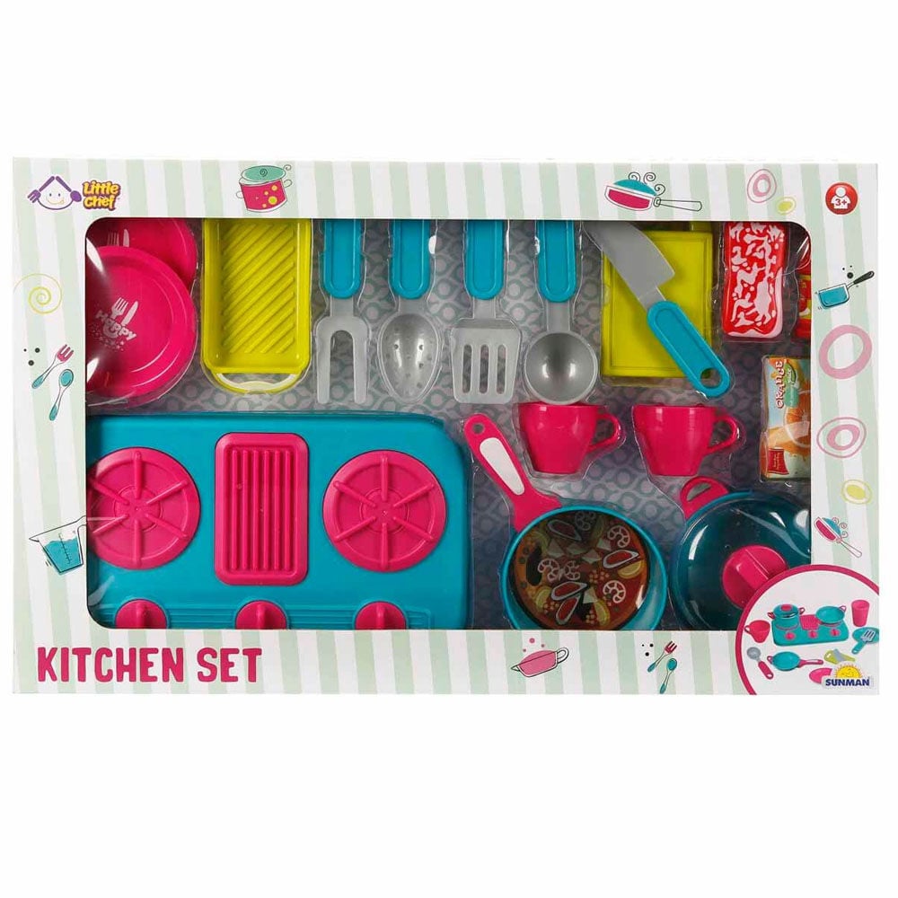 Sunman Little Chef Ocaklı Mutfak Seti 6923-3