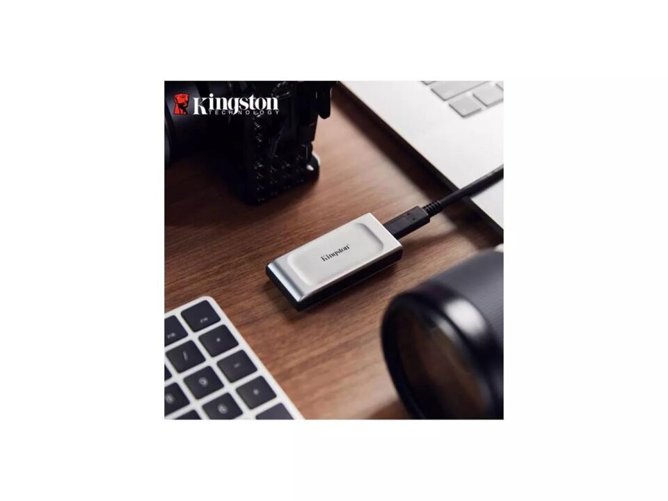 Kingston 4TB SXS2000-2000GA USB 3.2 Type-C Gri Gen 2 2000MB Okuma-2000MB Yazma Taşınabilir SSD