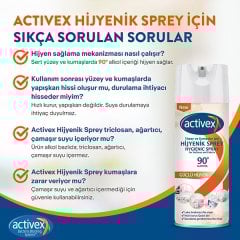 Activex Hijyenik Kumaş ve Yüzey Spreyi 400ml