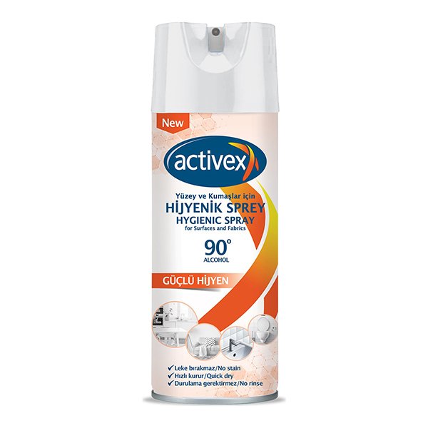 Activex Hijyenik Kumaş ve Yüzey Spreyi 400ml