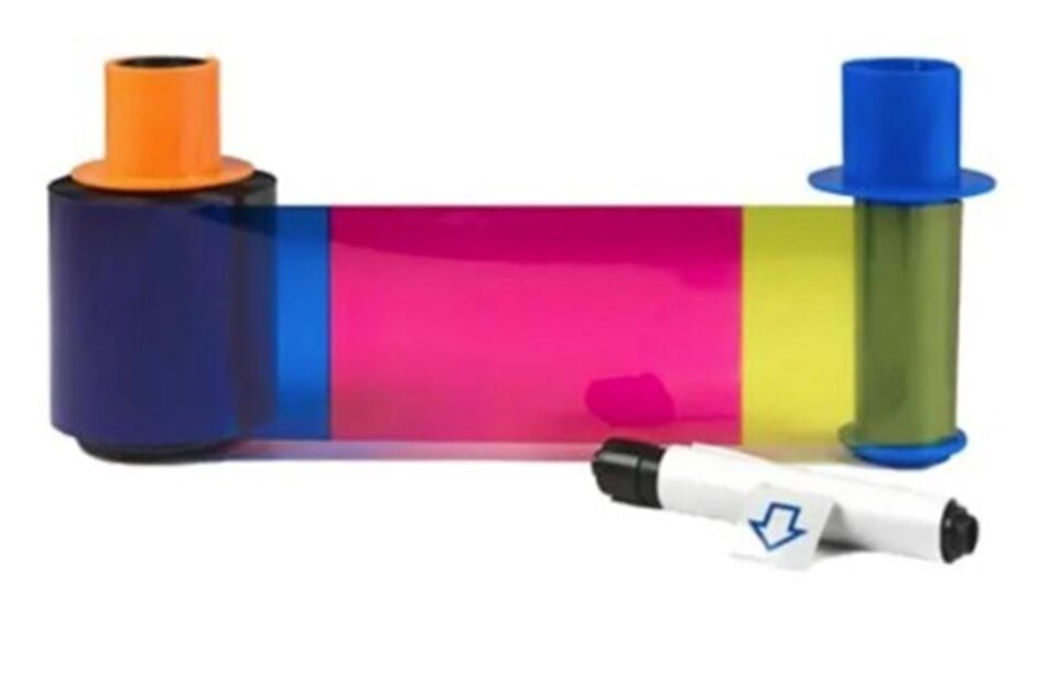 Fargo 045630 DTC1500 YMCk Renkli Ribbon 700 Renkli Baskı