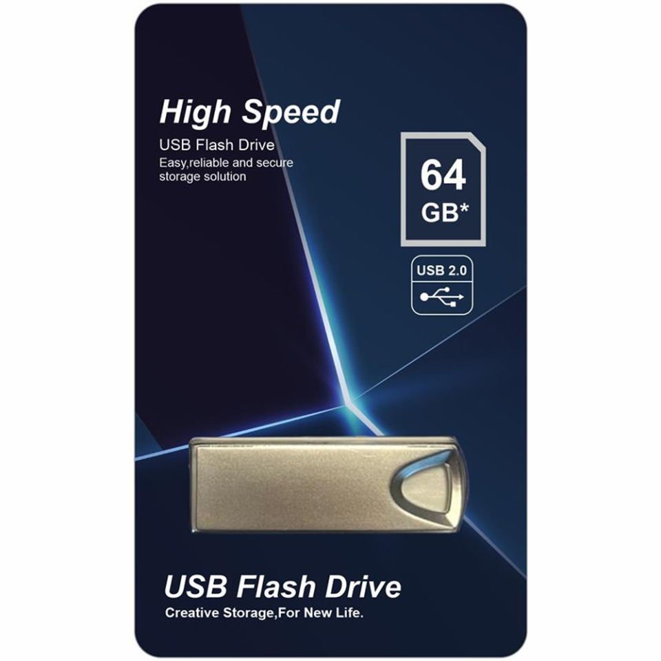 Elba Flash Bellek 64 Gb Metal 2.0 Usb