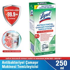 Lysol Antibakteriyel Çamaşır Makinesi Temizleyicisi 250 ml