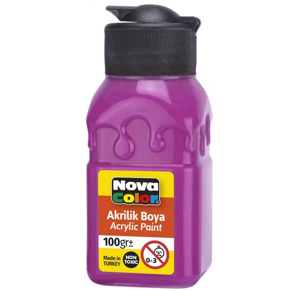Nova Color Akrilik Boya Şişe 100 CC Fuşya Nc-2029