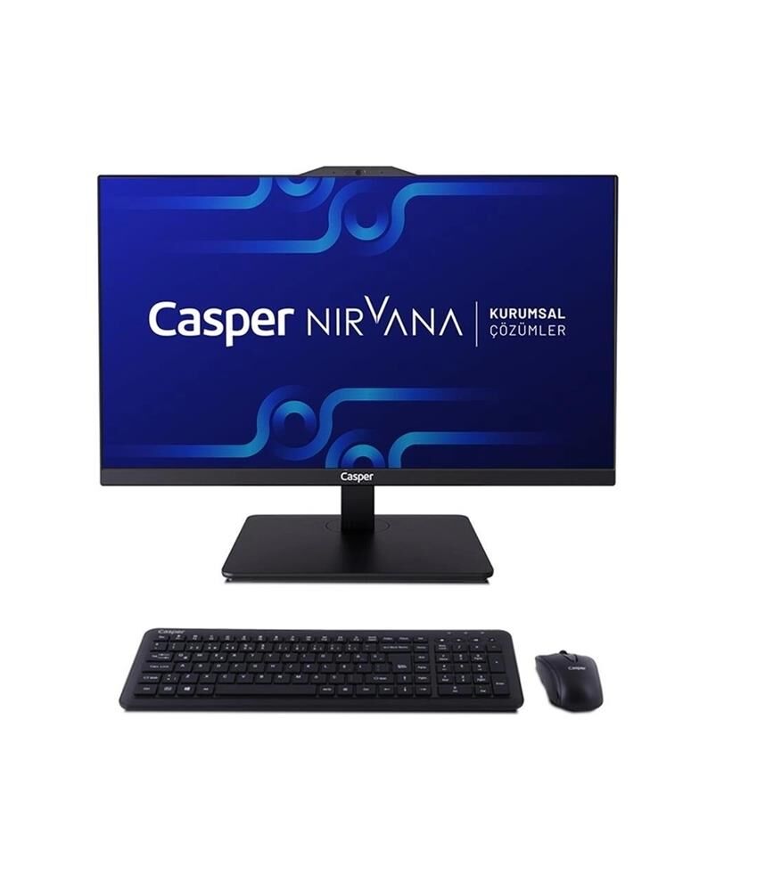 Casper Nirvana A90.1362-BE00A-V-S Siyah i7 13620H 16GB RAM 500GB 23.8'' W11 Home Pivot All In One