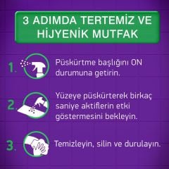 Cillit Bang Mutfak Yağ Ve Kir Çözücü Sprey 750 Ml