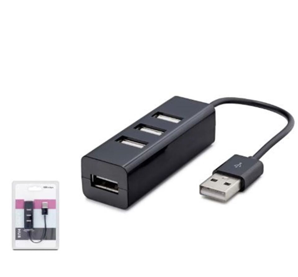 HADRON HDX7014 USB Hub 4 Port 480 Mbps Siyah