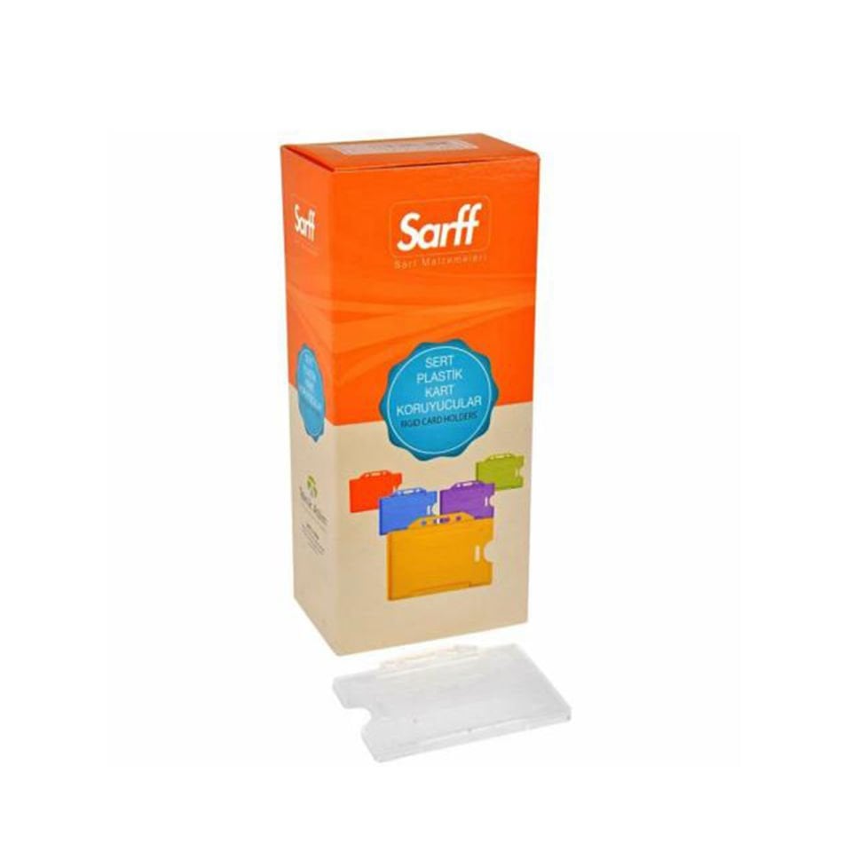 Sarff Şeffaf Sert Kart Kabı