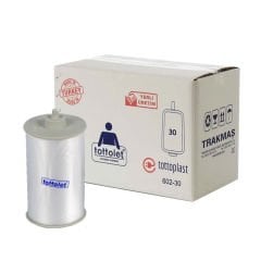 Tottolet 30 Paket Akülü Butonlu Otomatik Hijyenik Klozet Kapak Sistemi Rulosu