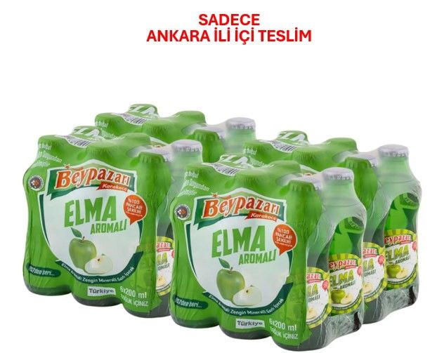 Beypazarı Doğal Maden Suyu Elma Aromalı 24'lü