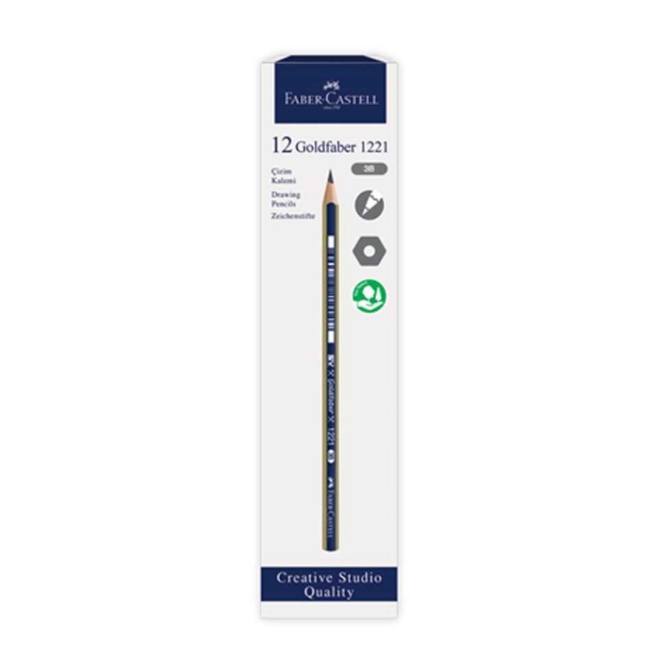 Faber-Castell Kurşun Kalem Dereceli Goldfaber 3B 5165 000011