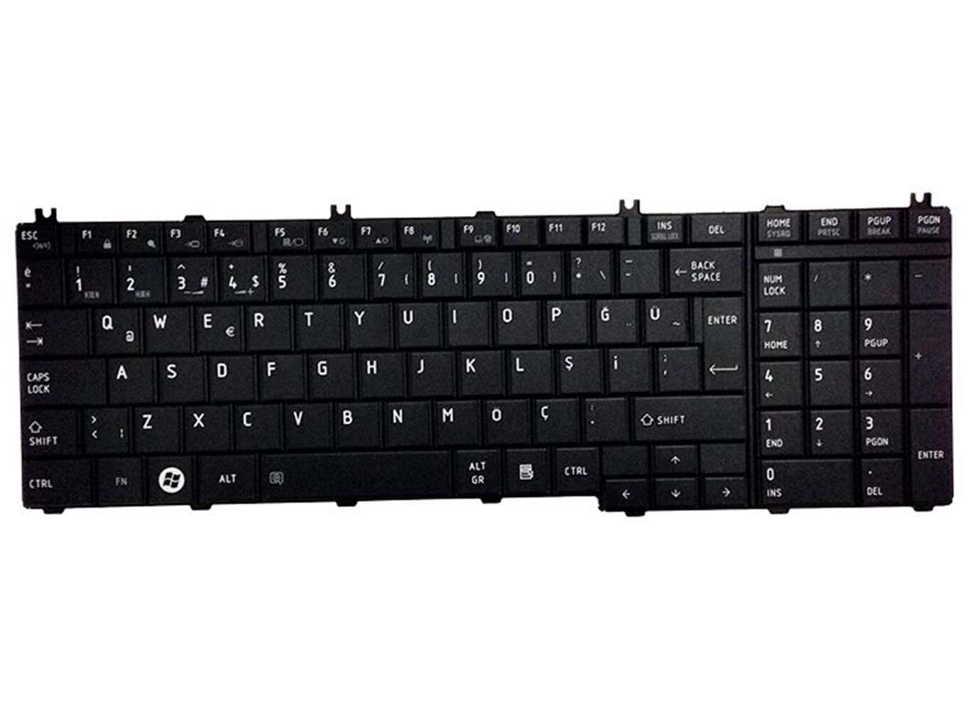 Hp ProBook 450 G2 Notebook Klavye - Tuş Takımı - Siyah - TR