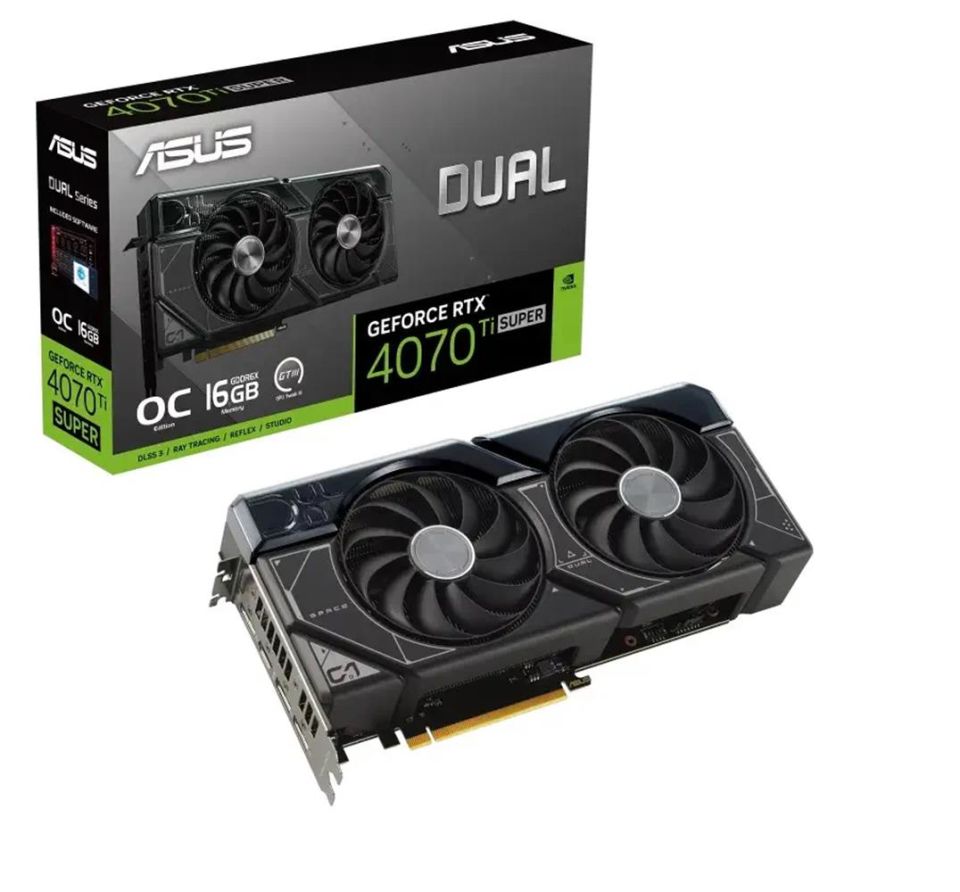 Asus Dual GeForce RTX 4070 Ti SUPER OC 16GB DUAL-RTX4070TIS-O16G GDDR6X 256BIT Gaming Ekran Kartı