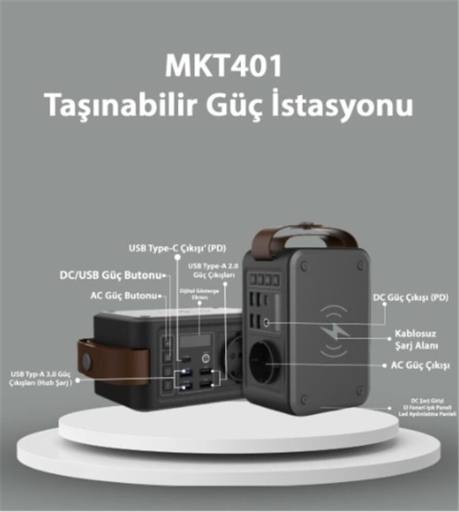 Makim MKT401 TAŞINABİLİR GÜÇ İSTASYONU