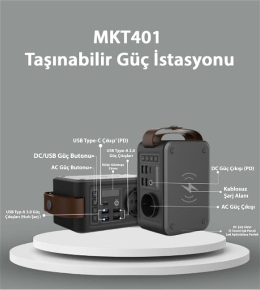 Makim MKT401 TAŞINABİLİR GÜÇ İSTASYONU
