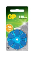 GP ZA675 1.4V Düğme Kulaklık Pili  6'lı Paket