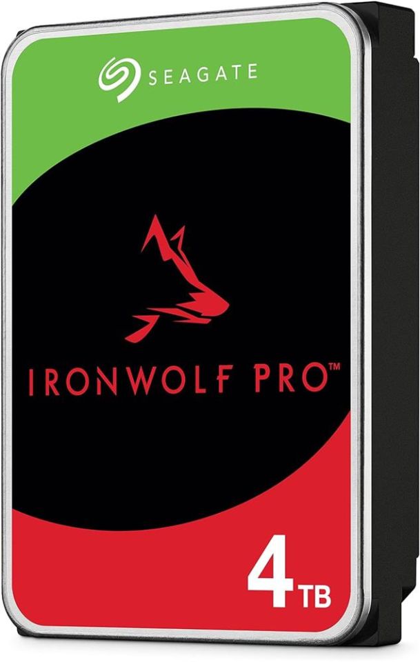 Seagate 4Tb ST4000NT001 Ironwolf Pro 4 Tb 7200RPM 256MB Sata3 550TB-Y Rv Nas Harddisk