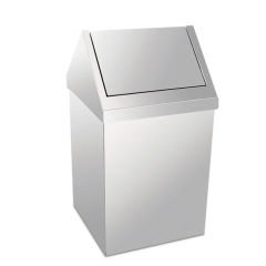 Paslanmaz Sallanır Çatı Kapak Çöp Kovası 25 Lt