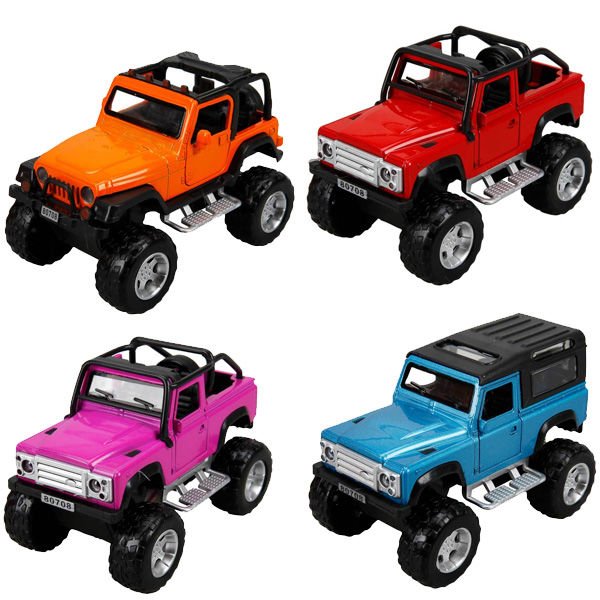 Sunman Sesli Ve Işıklı Metal Araba Safarı Jeep 13 Cm. FY80708