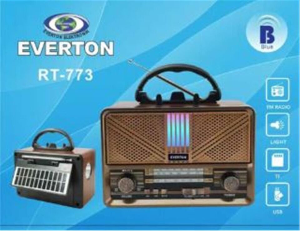 Everton RT-773  Bluetooth Usb-Micro Sd Nostaljik Radyo