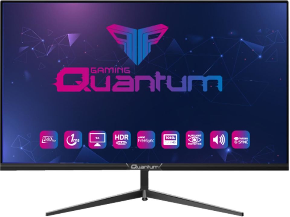 Technopc 27'' Quantum Gaming Monitör PG27 FHD VA1ms 300Nit 240Hz 2xHDMI 2xDP 1xSPK RGB Light Monitör