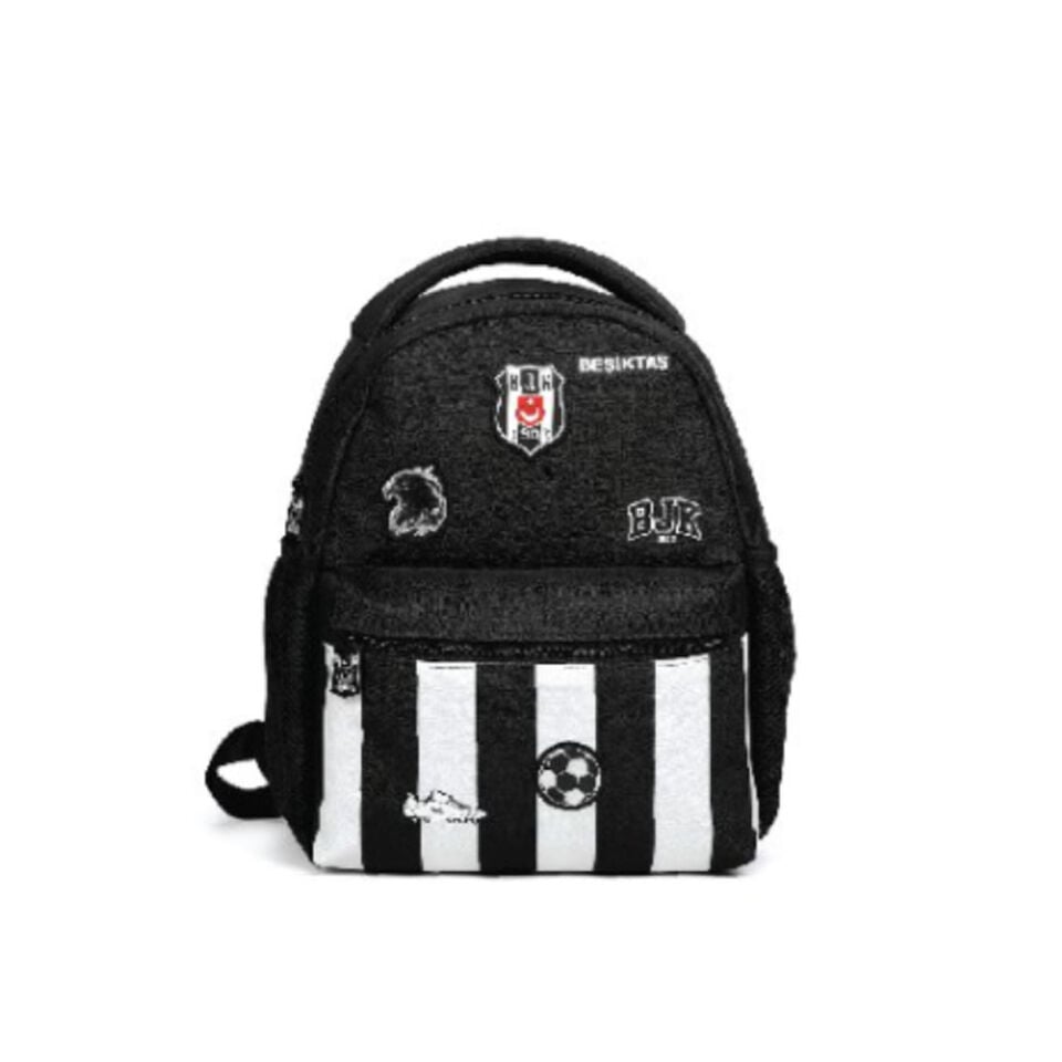 Beşiktaş Anaokulu Çantası Dokuma Etiket Ve Baskı Detaylı 26376